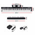 Alpha 88 Key Quad Folding Electronic Keyboard Digital Piano Portable MIDI Bluetooth Black