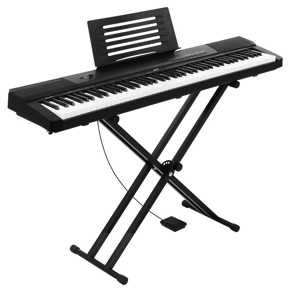 88 Keys Electronic Piano Keyboard Digital Electric w/ Stand Sustain Pedal