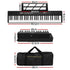 61 Keys Foldable Electronic Piano Keyboard Digital Electric w/ Carry Bag