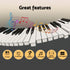 61-Key Digital Piano Keyboard Electric Kids Gift Black