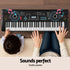 61-Key Digital Piano Keyboard Electric Kids Gift Black