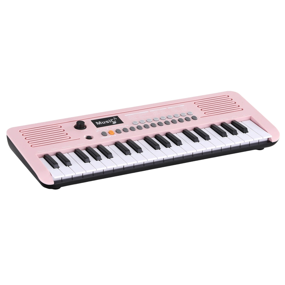 37-Key Digital Piano Keyboard for Kids Beginners Electronic Keyboard Piano Gift Pink