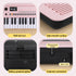 37-Key Digital Piano Keyboard for Kids Beginners Electronic Keyboard Piano Gift Pink