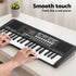 37-Key Digital Piano Keyboard Electric Black