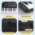 37-Key Digital Piano Keyboard Electric Black