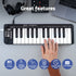 25-Key MIDI Keyboard Controller Portable USB Laptop Black