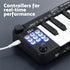 25-Key MIDI Keyboard Controller Portable USB Laptop Black