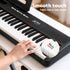 Piano Keyboard 88 Keys Electric Electronic Keyboard Piano Gift Black