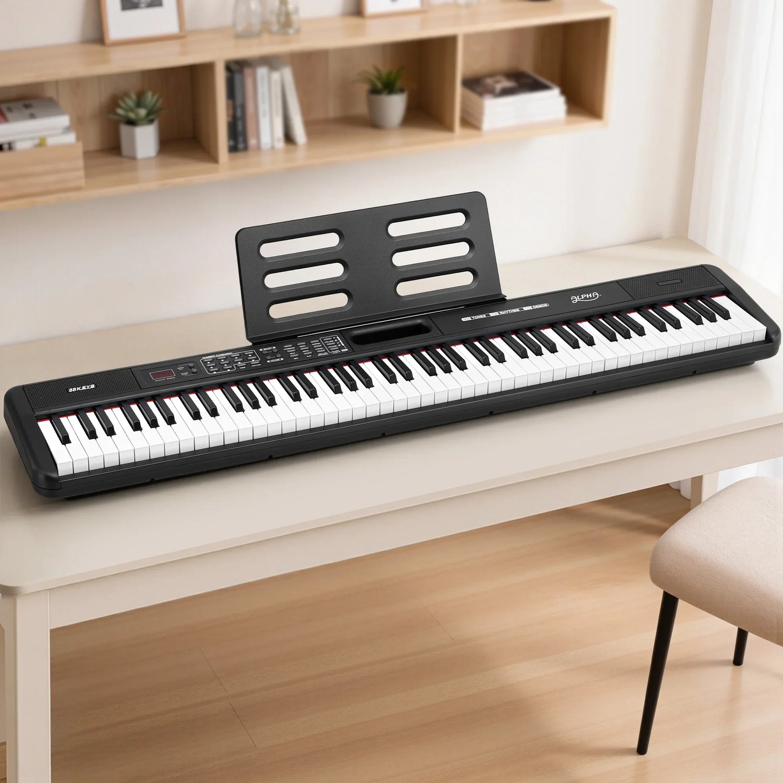Piano Keyboard 88 Keys Electric Electronic Keyboard Piano Gift Black