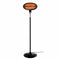 Electric Patio Heater – 2000W, 3 Heat Settings, Adjustable Height, IP34, Black