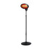Electric Patio Heater – 2000W, 3 Heat Settings, Adjustable Height, IP34, Black