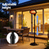 Electric Patio Heater – 2000W, 3 Heat Settings, Adjustable Height, IP34, Black