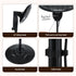 Electric Patio Heater – 2000W, 3 Heat Settings, Adjustable Height, IP34, Black