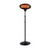 Electric Patio Heater – 2000W, 3 Heat Settings, Adjustable Height, IP34, Black
