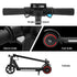 Electric Scooter 130W 16KM/H LED Light Folding Portable Riding Commuter Black
