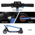 Electric Scooter 130W 16KM/H LED Light Folding Portable Riding Commuter Blue