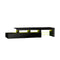 TV Cabinet RGB LED Gloss Black 220cm