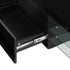 TV Cabinet RGB LED Gloss Black 220cm