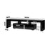 TV Cabinet LED RGB Gloss Black 180CM