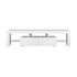 TV Cabinet LED RGB Gloss White 180CM