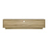 TV Cabinet Entertainment Unit Storage Shelf Natural 180cm