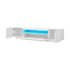 TV Cabinet Gloss RGB LED White 180CM