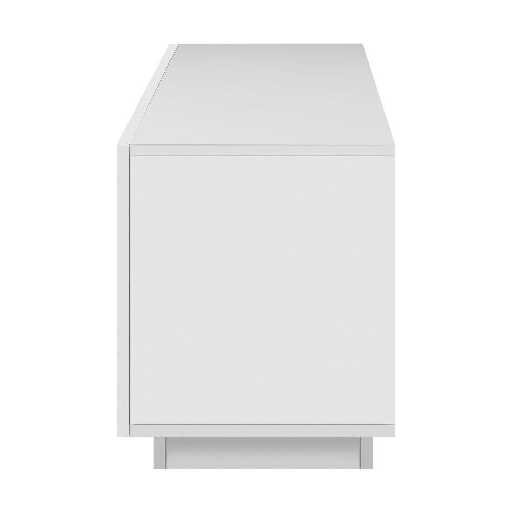 TV Cabinet Gloss RGB LED White 180CM