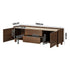 Oikiture 160cm TV Cabinet Entertainment Unit Storage 2 Door 2 Drawer