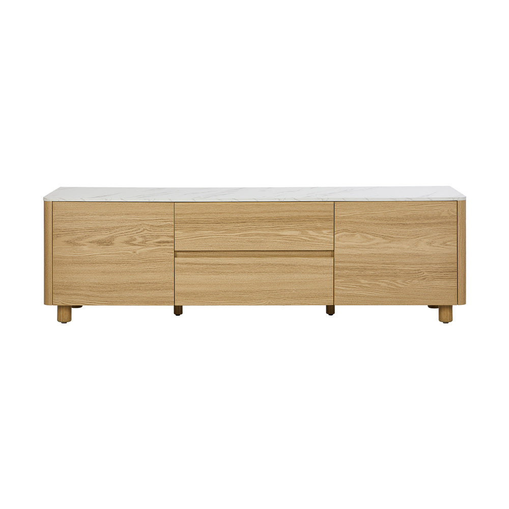 TV Cabinet Entertainment Unit Stand 160cm Natural