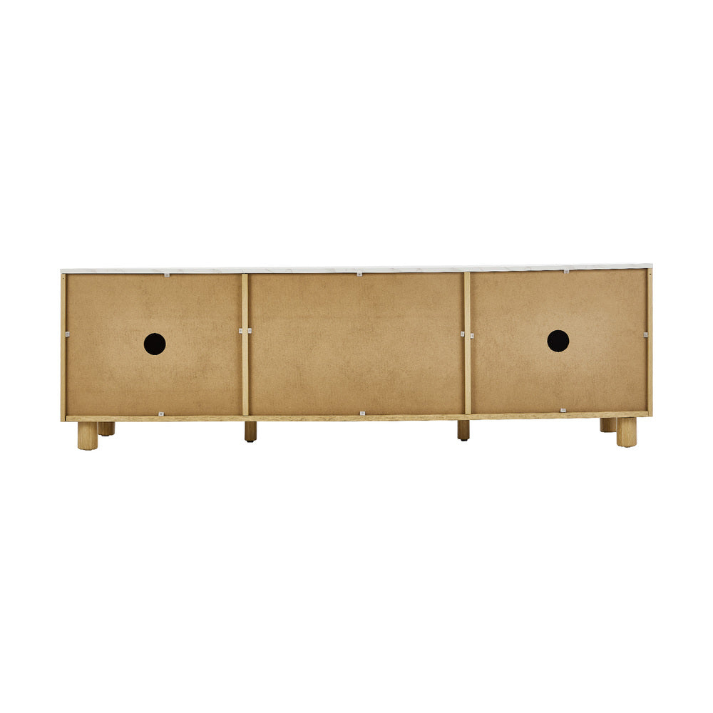 TV Cabinet Entertainment Unit Stand 160cm Natural