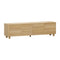 Oikiture TV Cabinet Entertainment Unit Stand 180cm 4 Doors