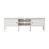 Oikiture TV Cabinet 150cm Entertainment Unit Storage Shelves White