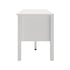 Oikiture TV Cabinet 150cm Entertainment Unit Storage Shelves White