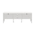 Oikiture TV Cabinet 150cm Entertainment Unit Storage Shelves White