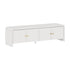 Oikiture TV Cabinet Entertainment Unit Stand 160cm Fluted Doors
