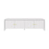 Oikiture TV Cabinet Entertainment Unit Stand 160cm Fluted Doors