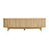 Oikiture TV Entertainment Unit Stand 160cm Wooden Natural