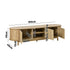 Oikiture TV Entertainment Unit Stand 160cm Wooden Natural