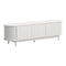Oikiture TV Entertainment Unit Stand 160cm Wooden White