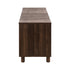 Oikiture 180cm TV Cabinet 4 Door Entertainment Unit Wooden Legs Storage Walnut