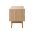 TV Cabinet Entertainment Unit 180cm Rattan Drawers Oak