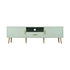 Oikiture TV Cabinet Entertainment Unit Stand 160cm Green