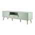 Oikiture TV Cabinet Entertainment Unit Stand 160cm Green