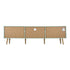 Oikiture TV Cabinet Entertainment Unit Stand 160cm Green