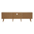 Oikiture TV Cabinet Entertainment Unit Stand 160cm Natural