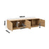 TV Cabinet Entertainment Unit Wooden Storage Shelf 180cm