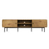 Oikiture TV Cabinet Entertainment Unit Stand 180cm Oak