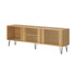 TV Cabinet Storage Sliding Door Shelf 180cm
