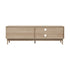Oikiture TV Cabinet Entertainment Unit Stand 160cm Natural