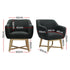Artiss Armchair Tub Chair Charcoal Aston